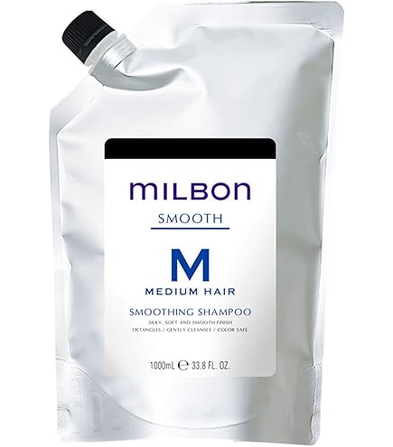 Amazon.com : Milbon Smooth Smoothing Shampoo Medium Hair 6.8 oz