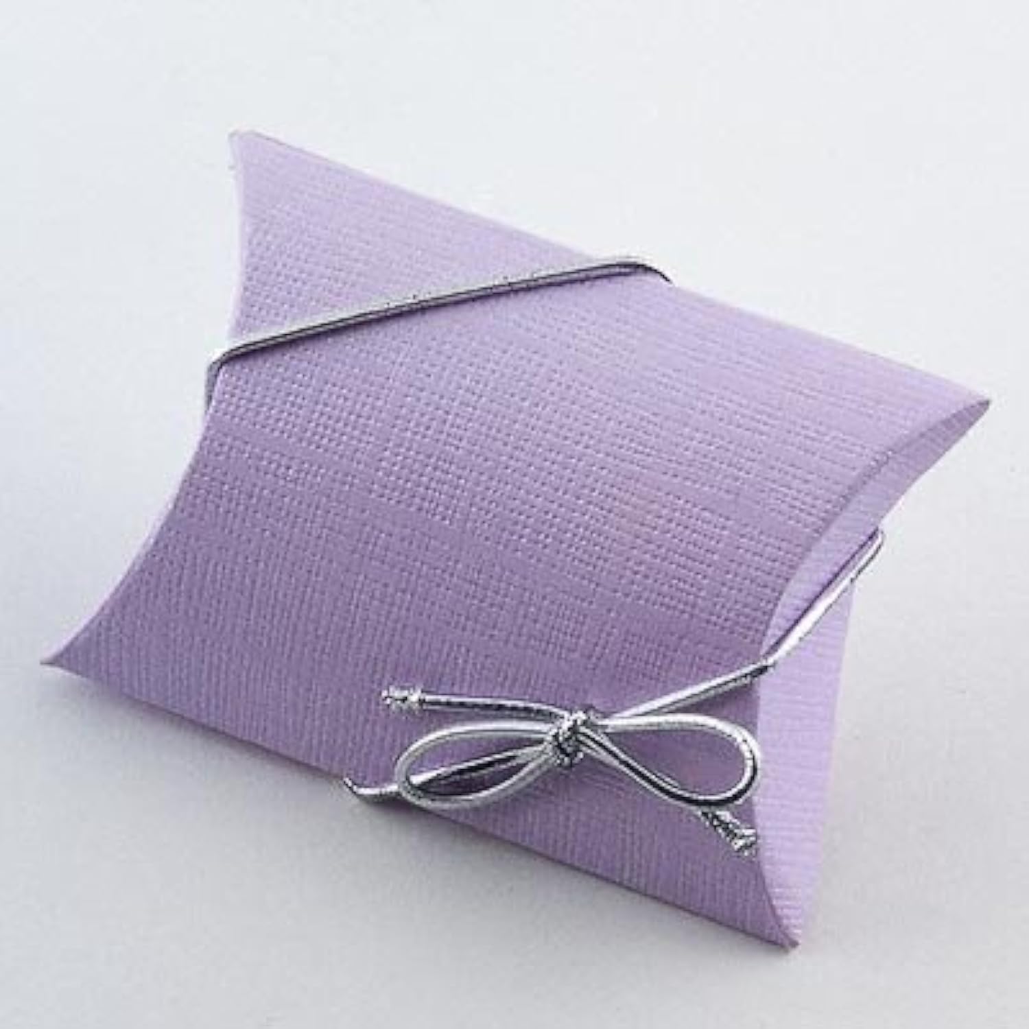 Italian Options Pre-Tied Elastic Loops with Bows, Elastic Cord Stretch Loops for Wedding Favours, Gift Wrap & Tags, Boxes, Silver, 100 Piece Pack, 8 Inches