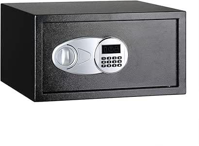 AmazonBasics - Caja fuerte (28 l), color negro: Amazon.es: Bricolaje y herramientas