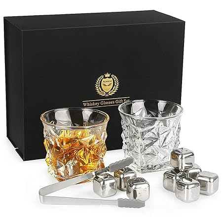 Vasos de Whisky Iceberg -Kollea Juego de 2 vasos de whisky ...
