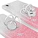 Sony Xperia L1 Case, Silverback Girls Bling Glitter Sparkle Case With 360 Rotating Ring Stand, Soft TPU Outer Cover + Hard PC Inner Shell Skin for Sony Xperia L1 Case -Pink