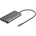 StarTech.com USB C Multiport Adapter - USB-C Mini Travel Dock w/ 4K HDMI or 1080p VGA - 3x USB 3.0 Hub, SD, GbE, Audio, 100W PD Pass-Through - Portable Docking Station for Laptop/Tablet (DKT30CHVAUSP)