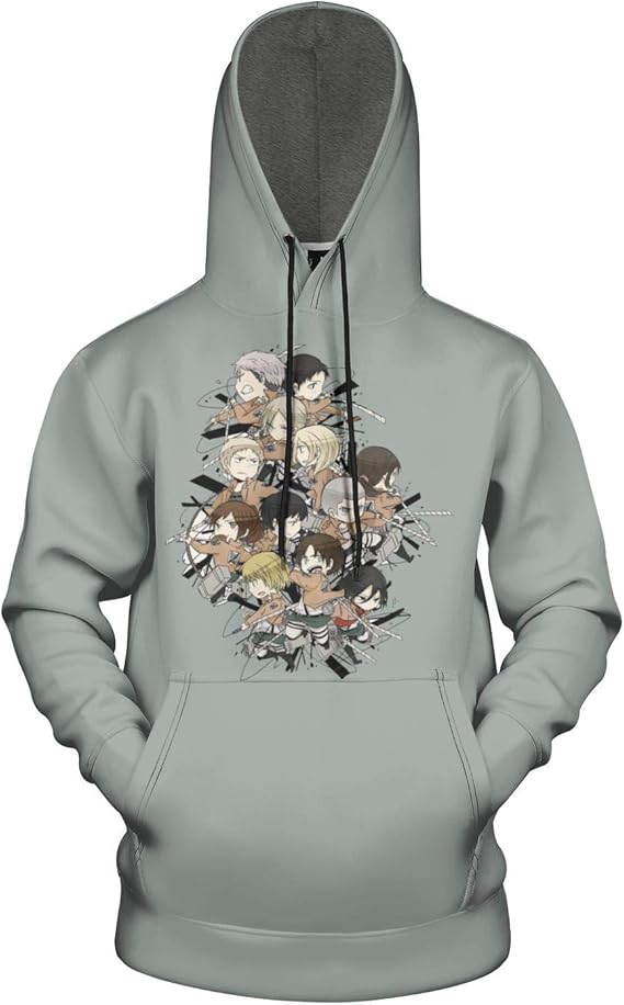 Amazon Co Jp タイタンロゴポスターへの攻撃 進撃の巨人パーカーメンズ可愛い 服 ファッション小物
