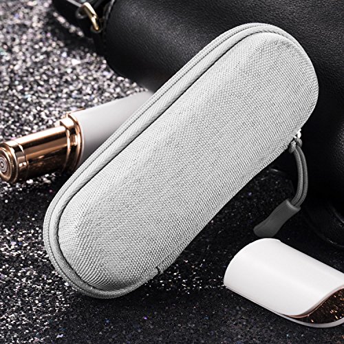 Bememo Hard Case EVA Travel Case Bag Storage Organizer for Flawless Women's Painless Hair Remover, Charging Cables, Wired Earphones USB Cables and Memory Cards