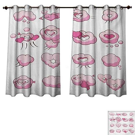 Amazon Com Rupperttextile Girls Blackout Curtains Panels For