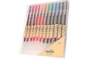 Premium Gel Ink Ball Point Pen ，[0.5mm] Colored Pens for Note Taking，Gel Ink Pens For Journaling ，Fine Point Pens，Japanese Pe