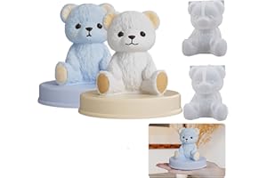 ESEENS 2 Pack Animal Mold - Different Silicone Molds for Candle Making, Resin Casting, Soap Making & Home Decor