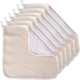 Mofuiry 6 Pack Exfoliating Face Body Wash Cloth Towel, Soft-Weave Scrub Towel Beauty Skin Home Massage Bath Cloth for Skin Care, Shower Scrubber