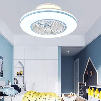 Ventilador De Techo LED Con Luces Regulables Sin Escalones Con Control