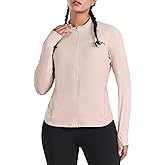 ALLZERO Women's UPF 50+ Sun Protection Jacket - Zip Up Athletic Jacket with Mesh Back Stretchy Gym & Running Jacket