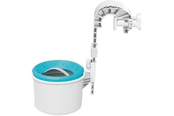 INTEX 28000E Deluxe Wall Mount Pool Cleaning Surface Skimmer for Above Ground Pools