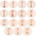 Funshowcase 3D Human Face Silicone Mold for Sugarcraft, Fondant, Polymer Clay, Soap Making, Epoxy Resin, Doll Making, Crafting Projects A1-A15 15-Pieces Set