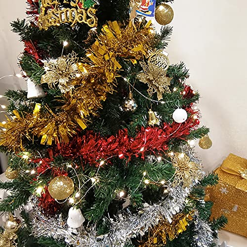 Christmas Lights USB Led String Lights Suitable for Indoor, Bedroom Holiday Christmas Wedding Decoration Window with USB Interface (Black a)