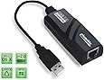 Plugable Technologies USB2-E1000 adaptador y tarjeta de red - Accesorio de red (Al&aacute;mbrico, USB, Ethernet, ASIX AX88178, 10/100/1000BaseT(X), 10, 100, 1000 Mbit/s) Negro