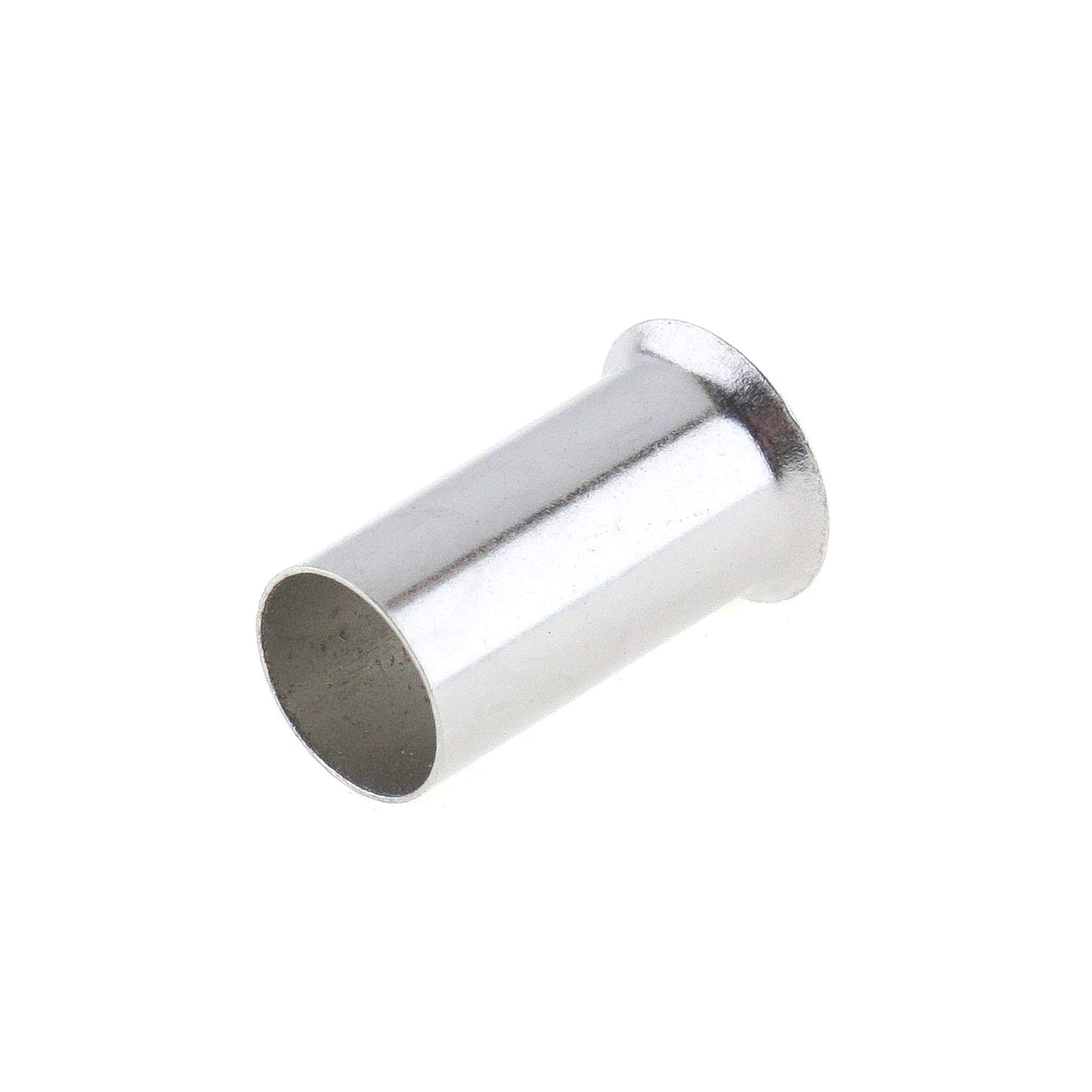 SeKi 14239 25.0 mm², Blank, Pack of 100, Silver ferrules, 25 mm²