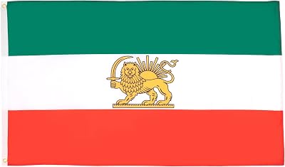 AZ FLAG Iran Old Flag 2x3 Ft 100D Polyester 2 Brass Grommets