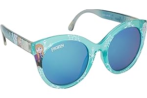 ARKAID Frozen Girls Sunglasses for Fans of Elsa and Anna | Official Disney Shades with UV 400 | Child Size