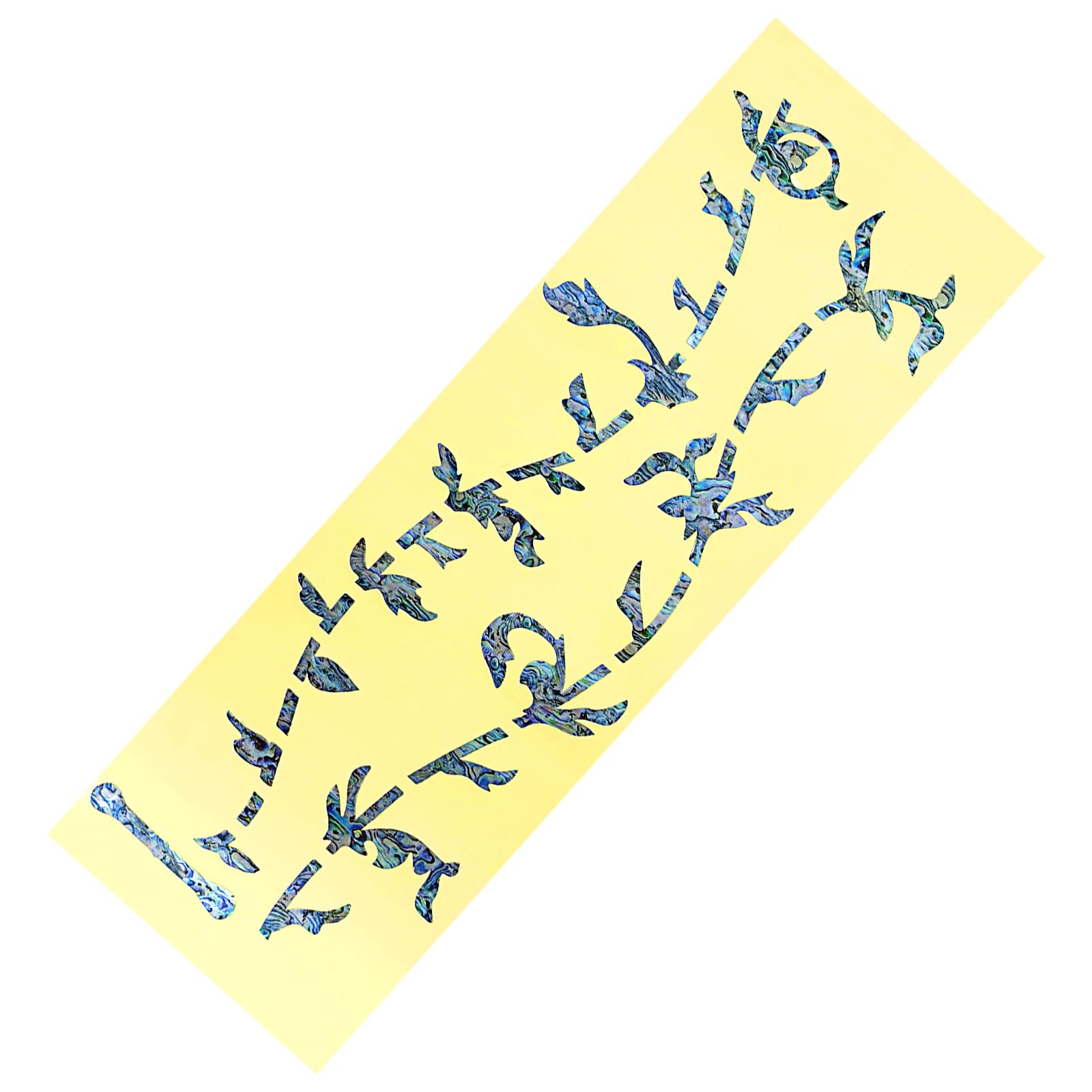 Musiin Electric Guitar fretboard Marker Inlay Tree of Life Sticker Decal (Colorful Shells)