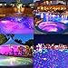 AMRZS Waterproof Floating Pool Lights Party Lights Decorations 7 Modes Baby Bath Light for Tub/Spas/Pond/Pool,2018 Version, Battery Operated
