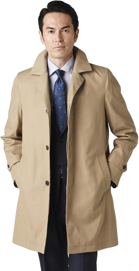 Amazon ニューヨーカー コート Giza サイロ コットン オーセンティック ステンカラー ベージュ S コート ジャケット 通販