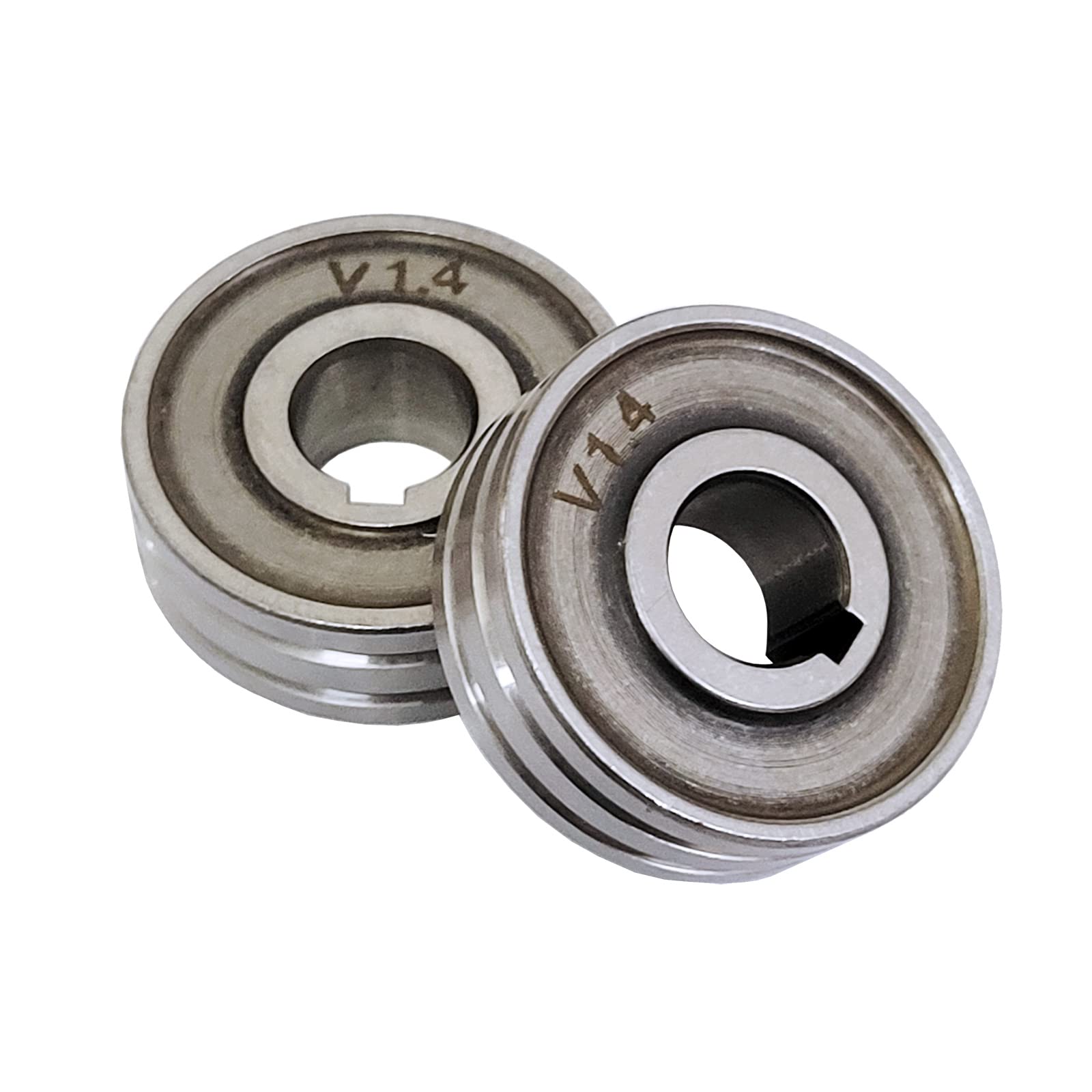 2X Wire Feed Drive Rollers Roll Wheels 30 * 10 * 10mm Fit for SSJ-29A SSJ29 Wire Feeder MIG MAG Welders Guide Equipment (1.4/1.4mm)