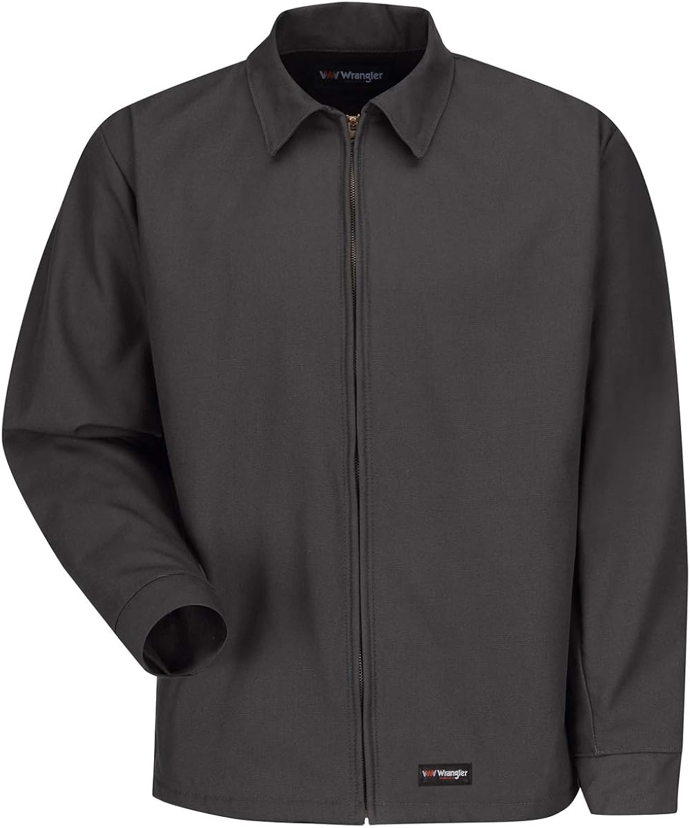 Wrangler Workwear Men's WJ40 FleeceLined Zip Up Work Jacket (2XLarge, Charcoal) Amazon.ca
