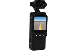 VBESTLIFE 1080P FHD Body Camera, Mini Video & Audio Pocket Cam, 3 Axis Stabilization 270 Rotation Camera for Outdoor Sport, B