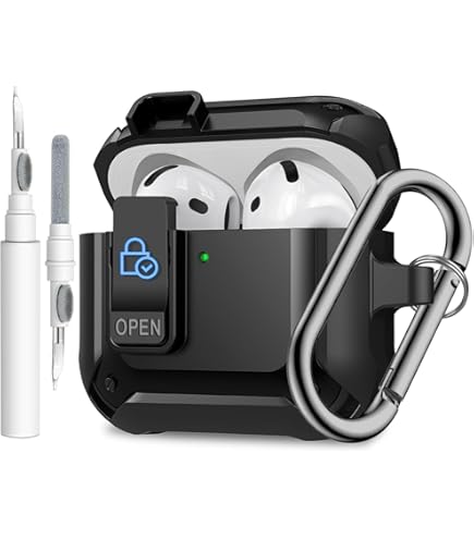 Amazon.com: Olytop for Airpods 4 Case with Lock Clip, Rugged