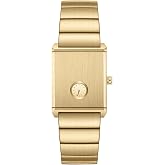 Breda 'Pulse Locket' Gold and Metal Bracelet Watch, 26MM