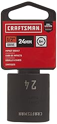 CRAFTSMAN Shallow Impact Socket, Metric, 1/2-Inch