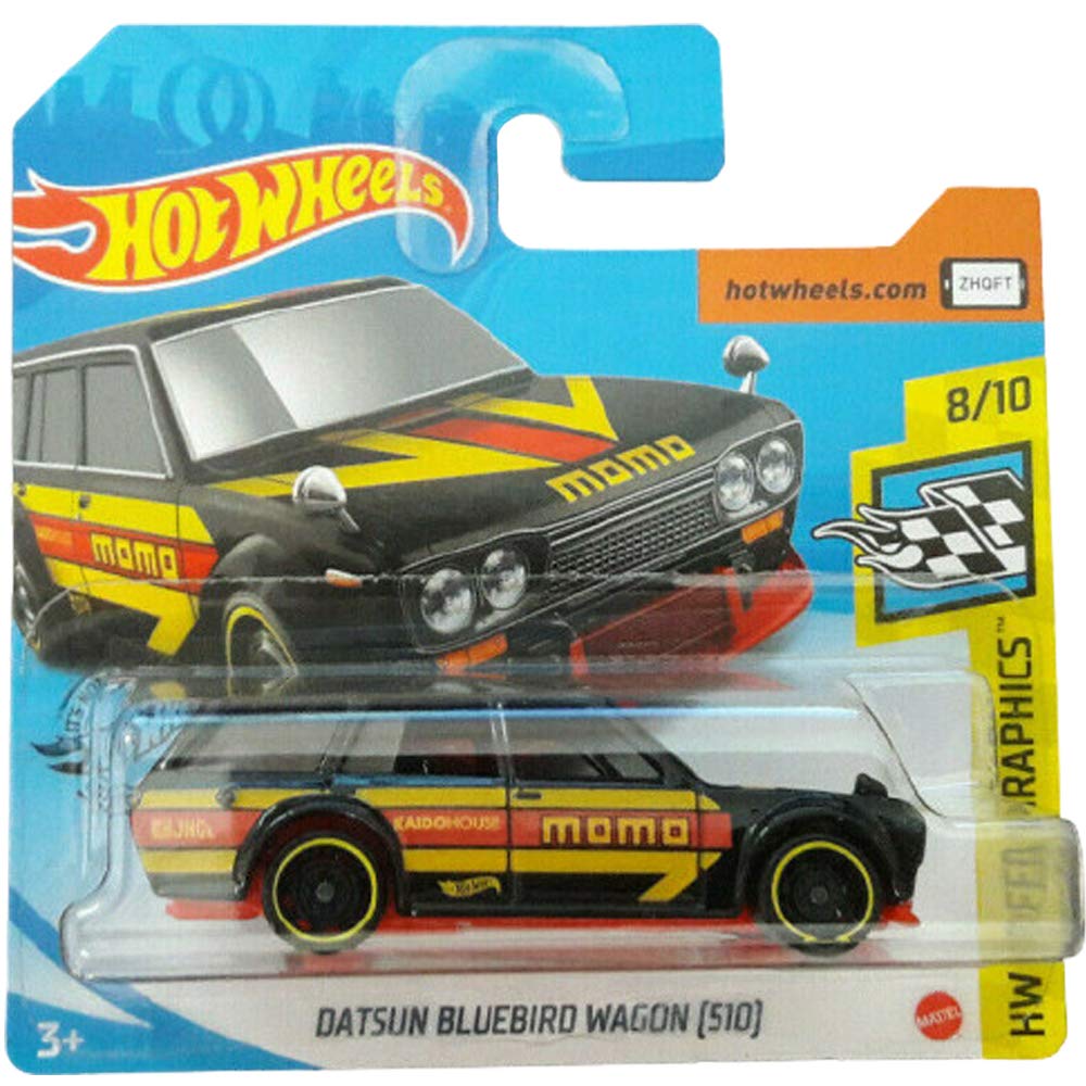 Hot Wheels Datsun Bluebird Wagon (510) HW Speed Graphics 8/10 2020 Short card