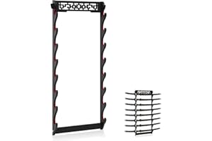 Barydat Katana Sword Holder Stand Wall Mount Katana Samurai Sword Display Rack Hanger Gifts for Christmas Japanese Wakizashi Hobby Collection for Men(8 Tier)