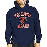 Team Fan Apparel NFL Adult Gameday Hooded Sweatshirt - Poly Fleece Cotton Blend - Stay Warm and Represent Your Team in Style