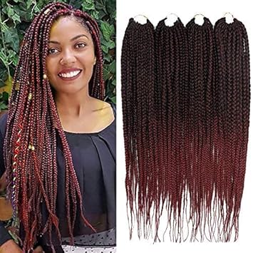 Amazon Com 6packs 18 Box Braids Crochet Braids Mambo Twist 3x
