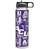 Rico Industries NCAA 22oz Stainless Steel Tumbler with Lid - Great For Coffee, Tea, Water or Cocktails