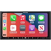Alpine iLX-407 Shallow Chassis 7-Inch Multimedia Receiver with Apple Carplay and Android Auto