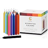 Chime Candles for Spells, Rituals, Birthday Party Congregation (100, 10 Assorted Colors)