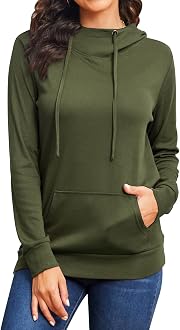 Bulotus Womens Hoodies Pullover, Long 