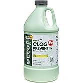 Instant Power Eco Clog Preventer - Enzyme Drain Cleaner Liquid and Deodorizer for Sink, Shower, Toilet, Garbage Disposal Cleaner, Bio-Based Drain Defense, Smell Remover and Odor Eliminator - 2 Liters
