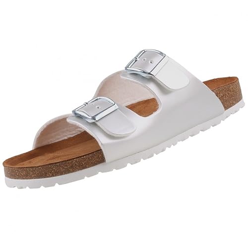 Tamaris Damen Pantoletten Silber