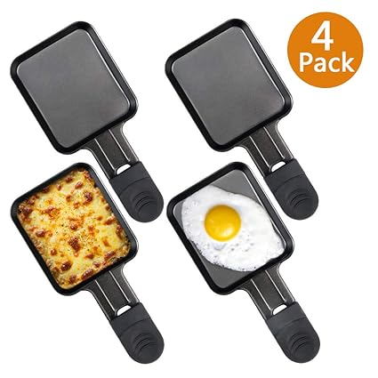 Raclette Grill Pfännchen, 4er Set