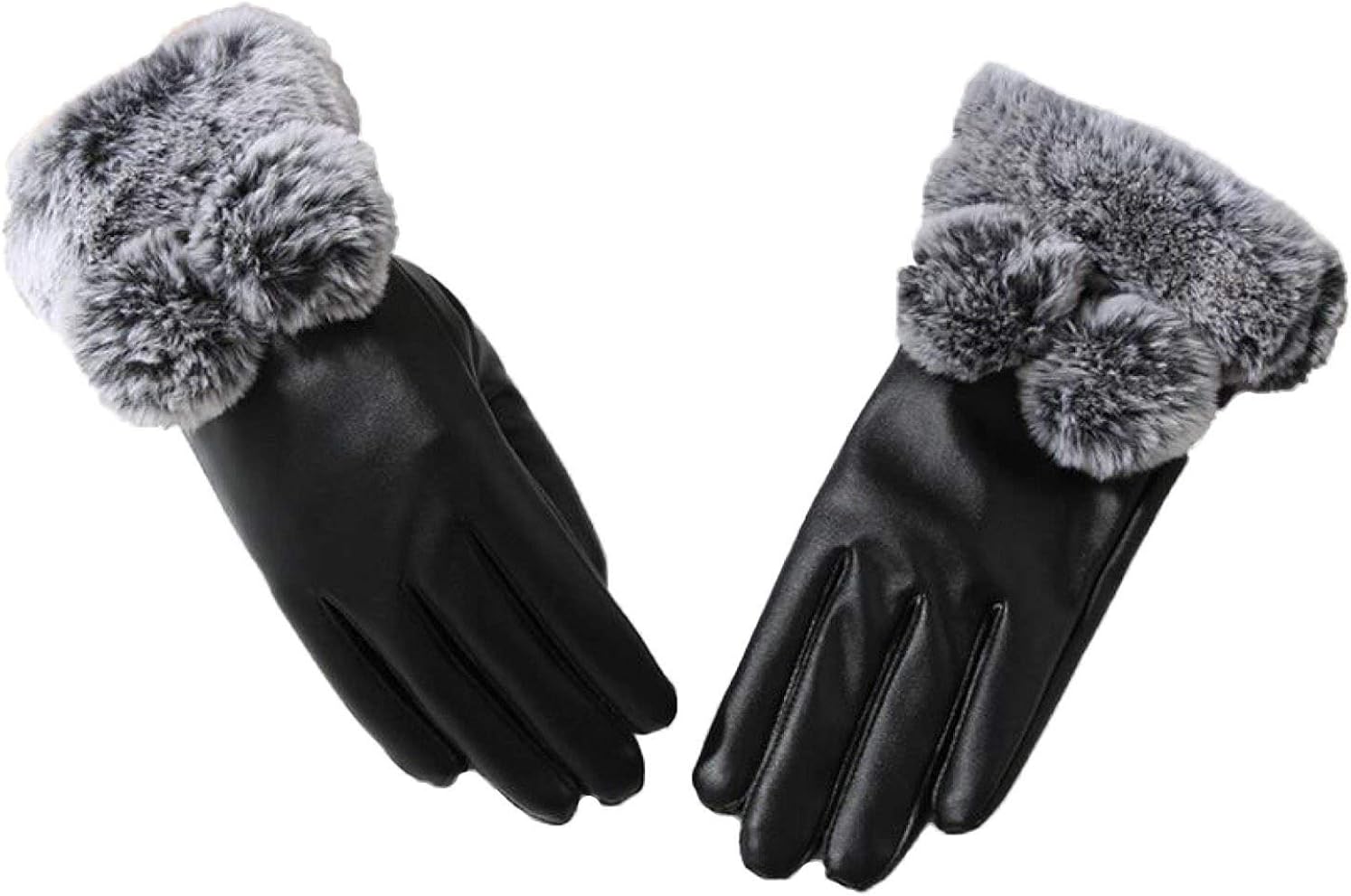 Guantes De Invierno Para Mujer Más Gruesos, Dedos Táctiles, Mitones