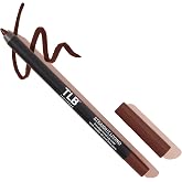 The Lip Bar - Lip Liner, Straight Living (Deep Brown) - High Pigment &amp; Super Creamy - Smudge Proof &amp; Water Resistant - Jojoba Oil, Aloe Vera, Coconut Oil, &amp; Vitamin E - Vegan &amp; Cruelty Free - .042 oz
