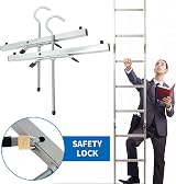 Eidoct 2 Pcs Ladder Roof Rack Clamps with Padlocks Universal Roof Rack Lock Set view 5