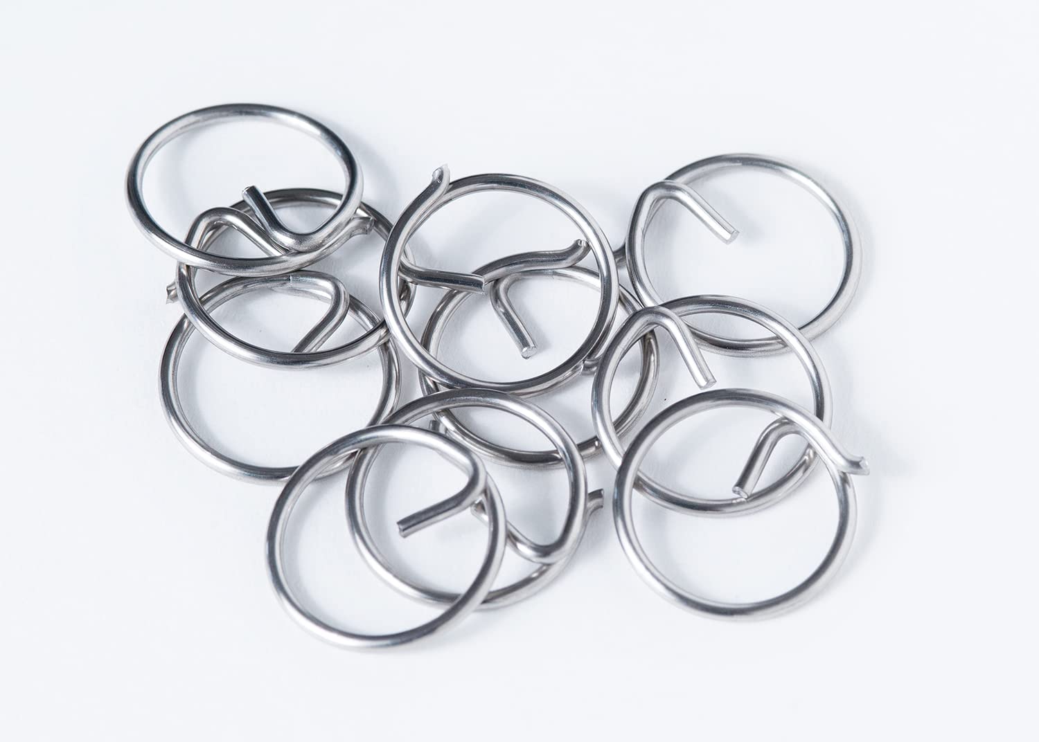 New Marine 10 ring pins V4A AISI 316 1.4401 1.5 mm x 19 mm