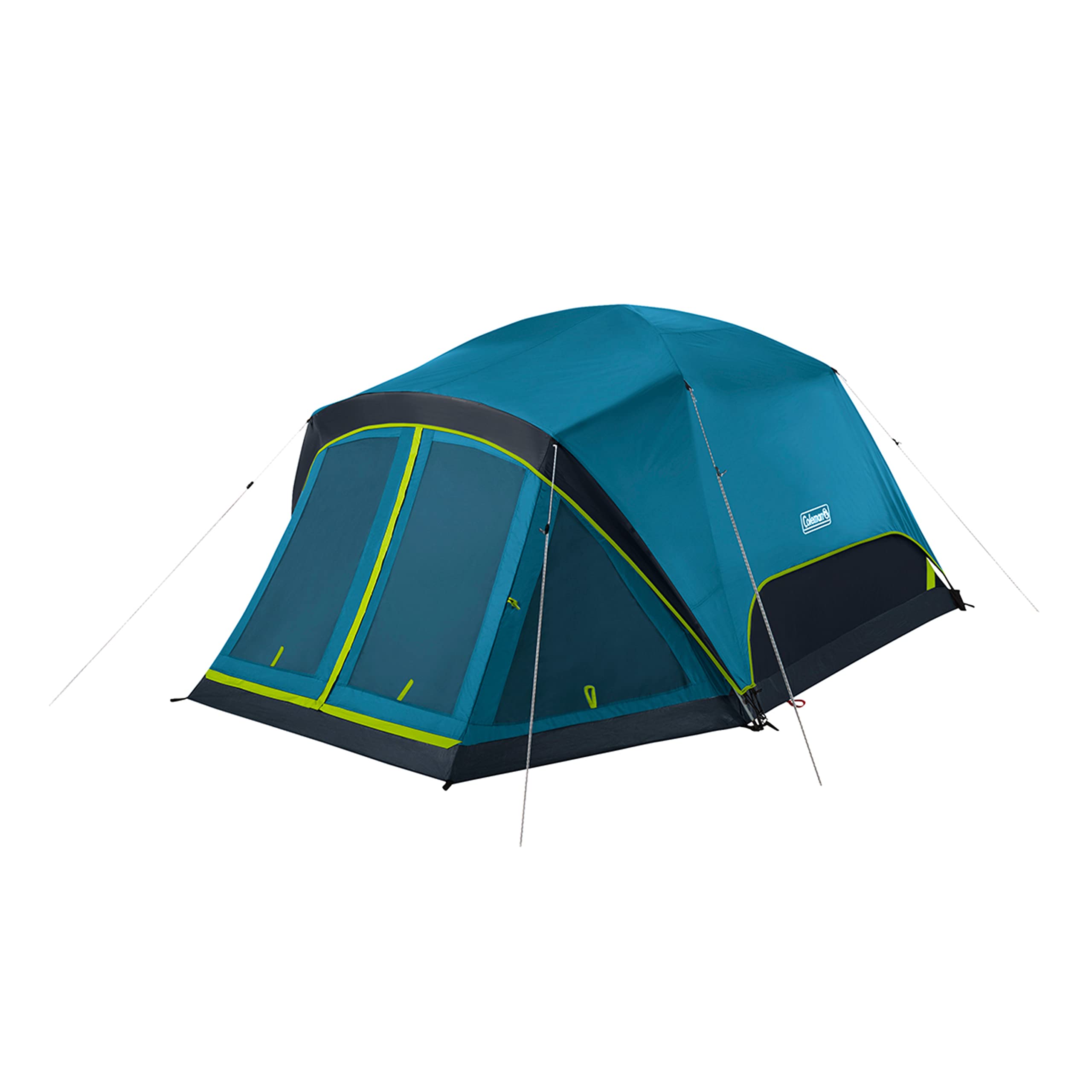 Photo 1 of Coleman Skydome Dark Room Tent with Screen Room & 5-Minute Setup, Weatherproof 4/6 Person Tent Blocks 90% of Sunlight, Rainfly & Carry Bag Included, Made of PFAS-Free Materials