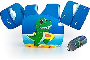 Welebar Swim Vest for Toddler, Suit for Kids 28-70 lbs, Floaties for Boys and Girls Swimming Aid, Training, Suit for Infant/Toddler/Children