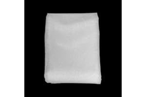 YLM1991 59"x 79" Double Sided Iron-On Adhesive Fusible Interfacing Webbing for Sewing,Lightweight White Interfacing Fabric for DIY Craft