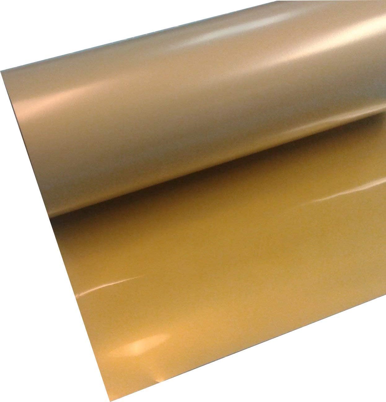 Easyweed Siser Gold 15" (inch) Rolls of Iron on Heat Transfer Vinyl, HTV Coaches World (3 Feet)