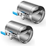 Threlaco 2 Pcs 6" HVAC Duct Manual Volume Backdraft